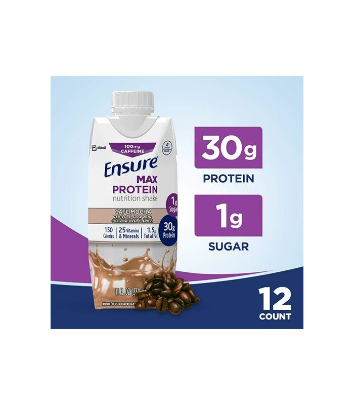 Untitled-341 Ensure Max Protein Nutritional Drink with 30 Grams High-Quality Protein | Café Mocha
